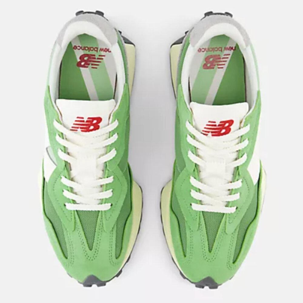 New Balance 327 Unisex WOMEN'S 6 / Men 4.5 Sneakers Shoes Kiwi Avocado NEW - Picture 6 of 10